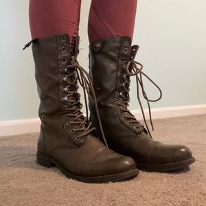 Steve madden-Madden girl Combat boots